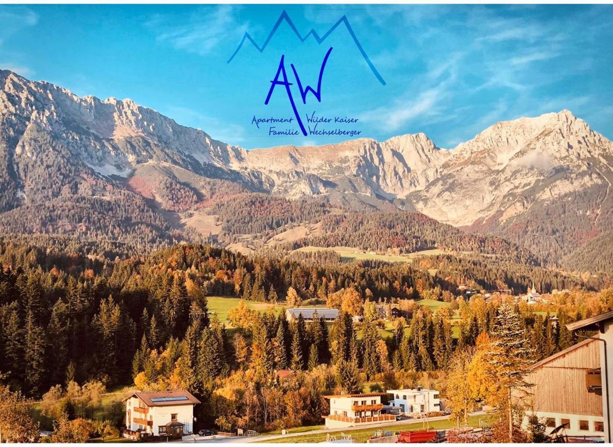 Aw - Apartment Wilder Kaiser Шефау ам Вилден Кайзер Екстериор снимка